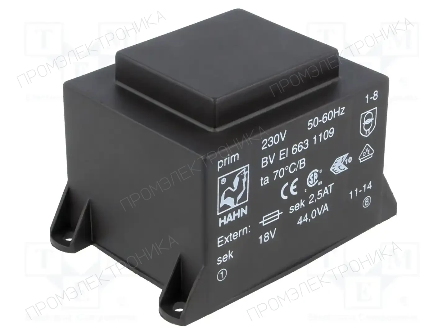 HAHN BV EI 663 1109 — Трансформаторы PCB