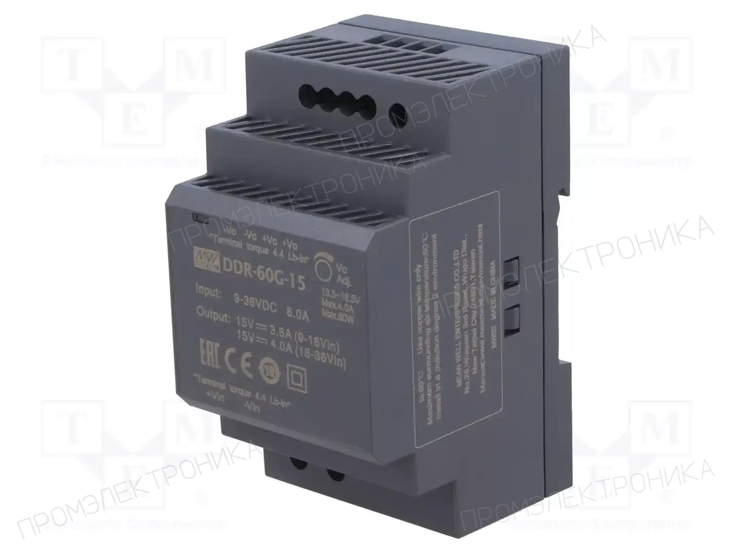 MEAN WELL DDR-60G-15 — Преобразователи DC/DC