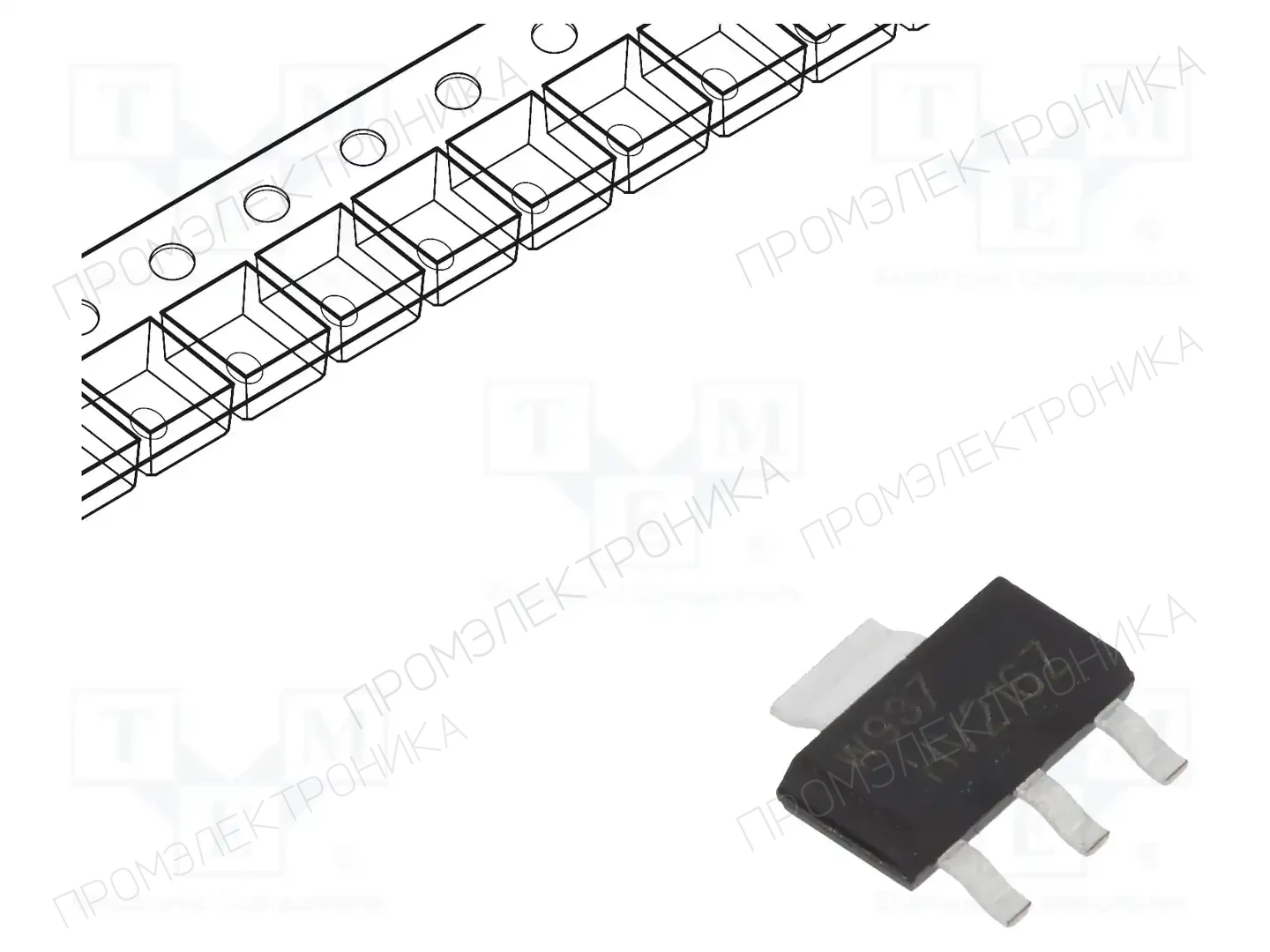 NEXPERIA PBHV2160ZX — Транзисторы NPN SMD