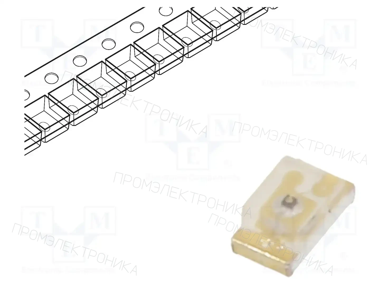 EVERLIGHT 19-213SYGC/S530-E4/5T — Светодиоды SMD цветные