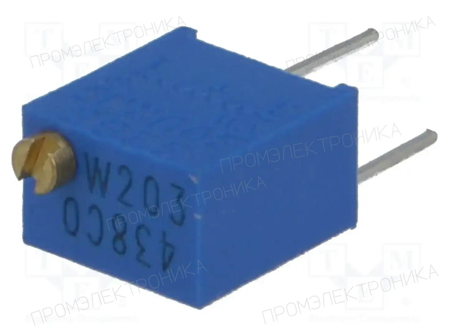 BOURNS 3266W-1-203LF — Потенциометры THT многооборотные 1/4 дм