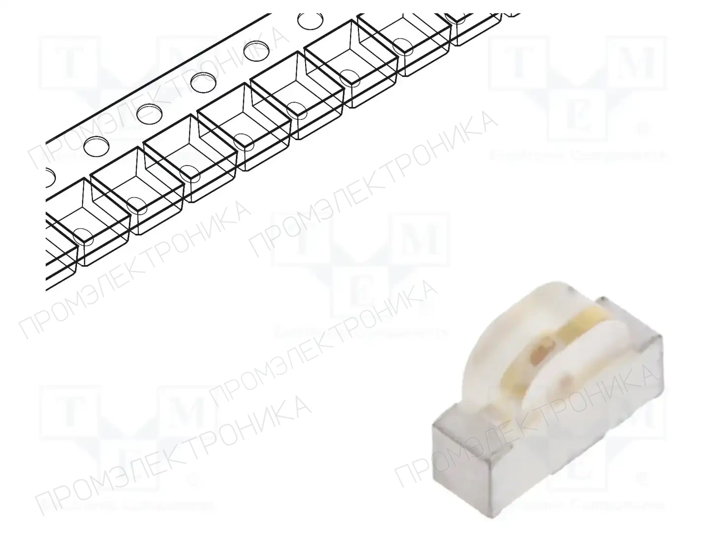 KINGBRIGHT ELECTRONIC KPA-3010SGC — Светодиоды SMD цветные