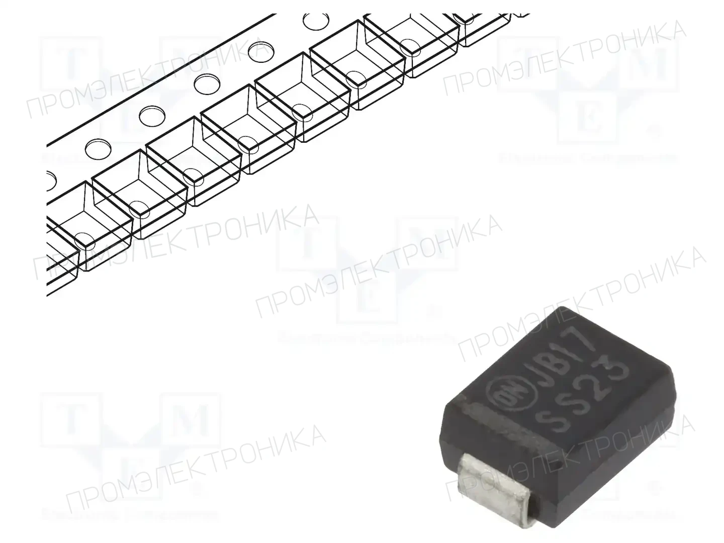 onsemi SS23 — Диоды Шотки SMD