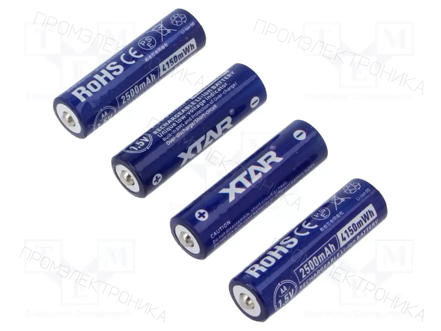 XTAR 14500-1.5V 2500MAH LI-ION AA — Аккумуляторы