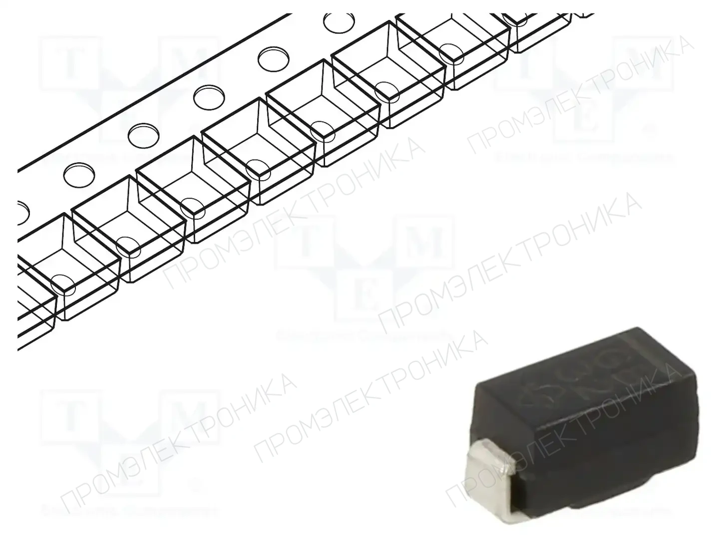VISHAY GF1B-E3/67A — Универсальные диоды SMD