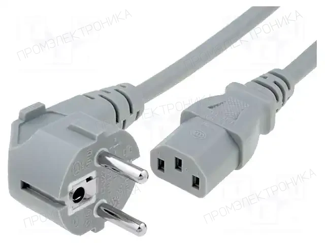 LIAN DUNG LT-322+501 H05VV-F 3X1.0 1.0M GRY — Кабели питания компьютерные и универс
