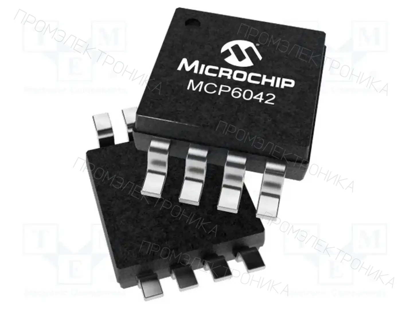 Microchip Technology MCP6042T-E/MS — Операционные усилители SMD