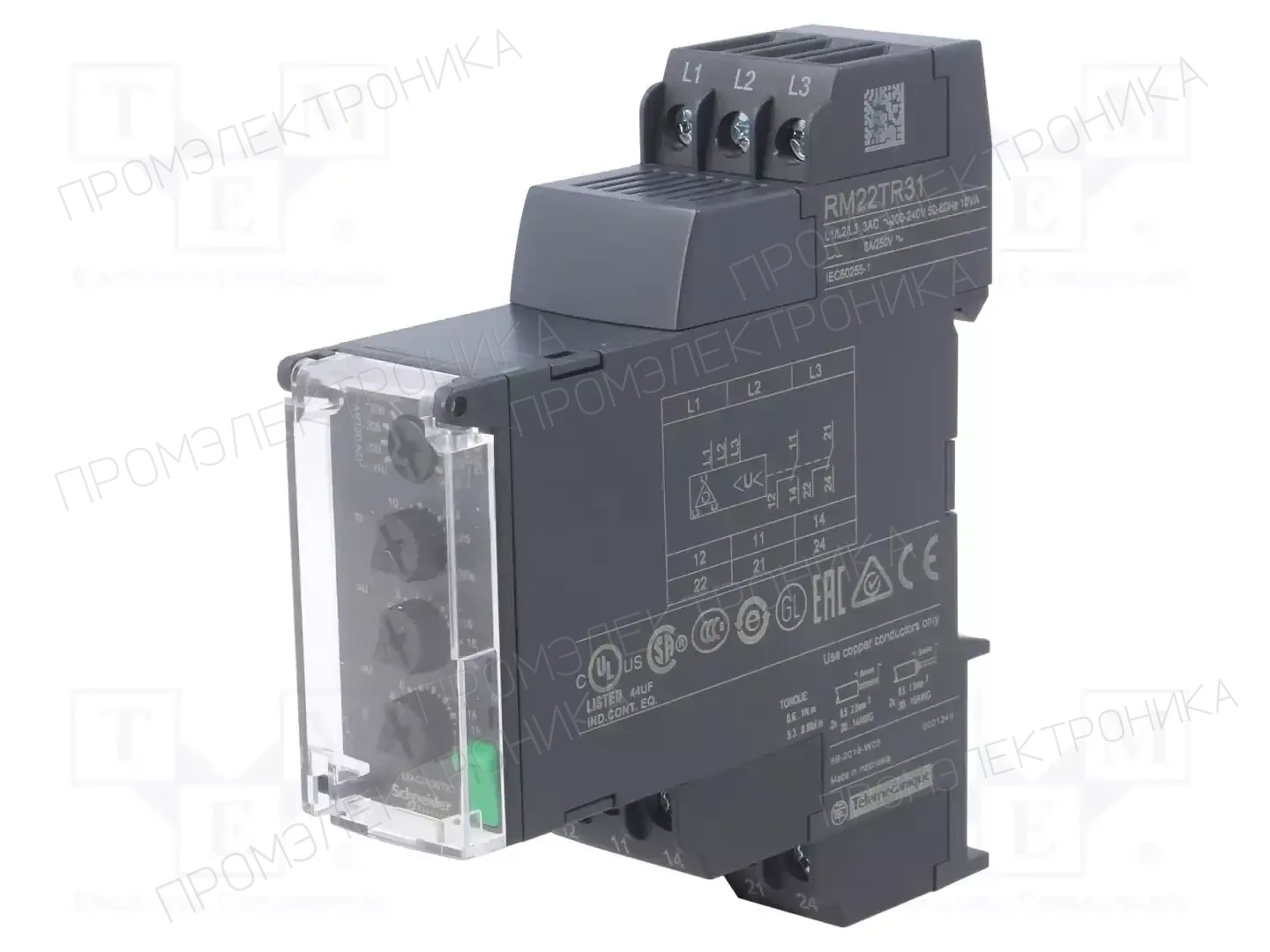 SCHNEIDER ELECTRIC RM22TR31 — Контрольные реле