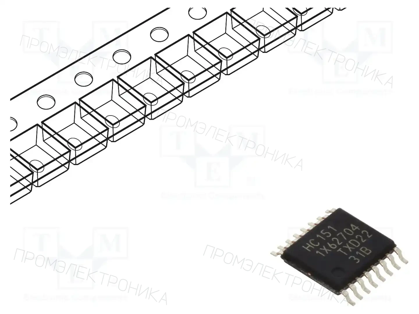 NEXPERIA 74HC151PW,118 — Декодеры, мультиплексоры, переключатели