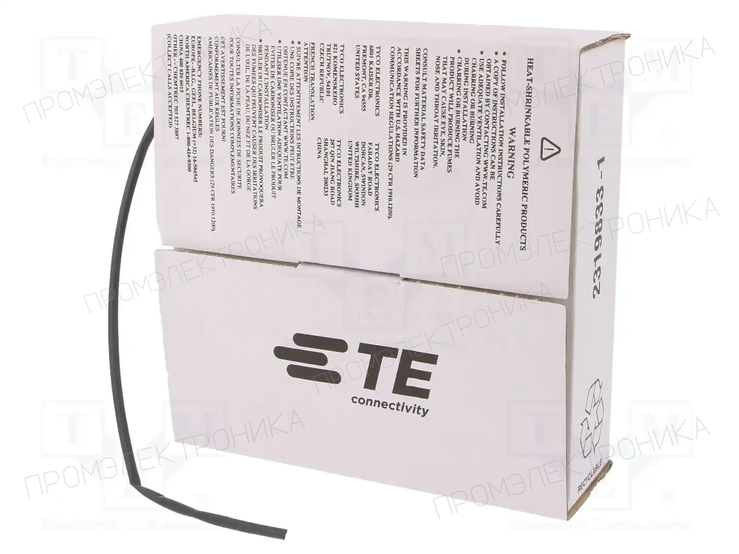 TE Connectivity CGPT-R-3.2-0 — Трубки термоусадочные
