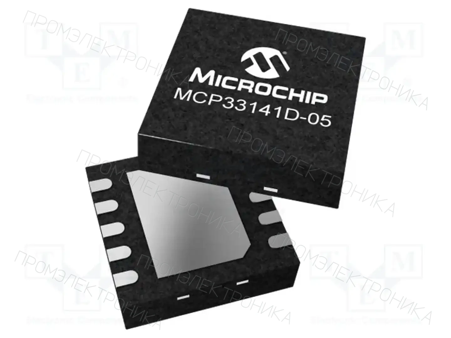 Microchip Technology MCP33141D-05-E/MN — Преобразователи A/D - микросхемы