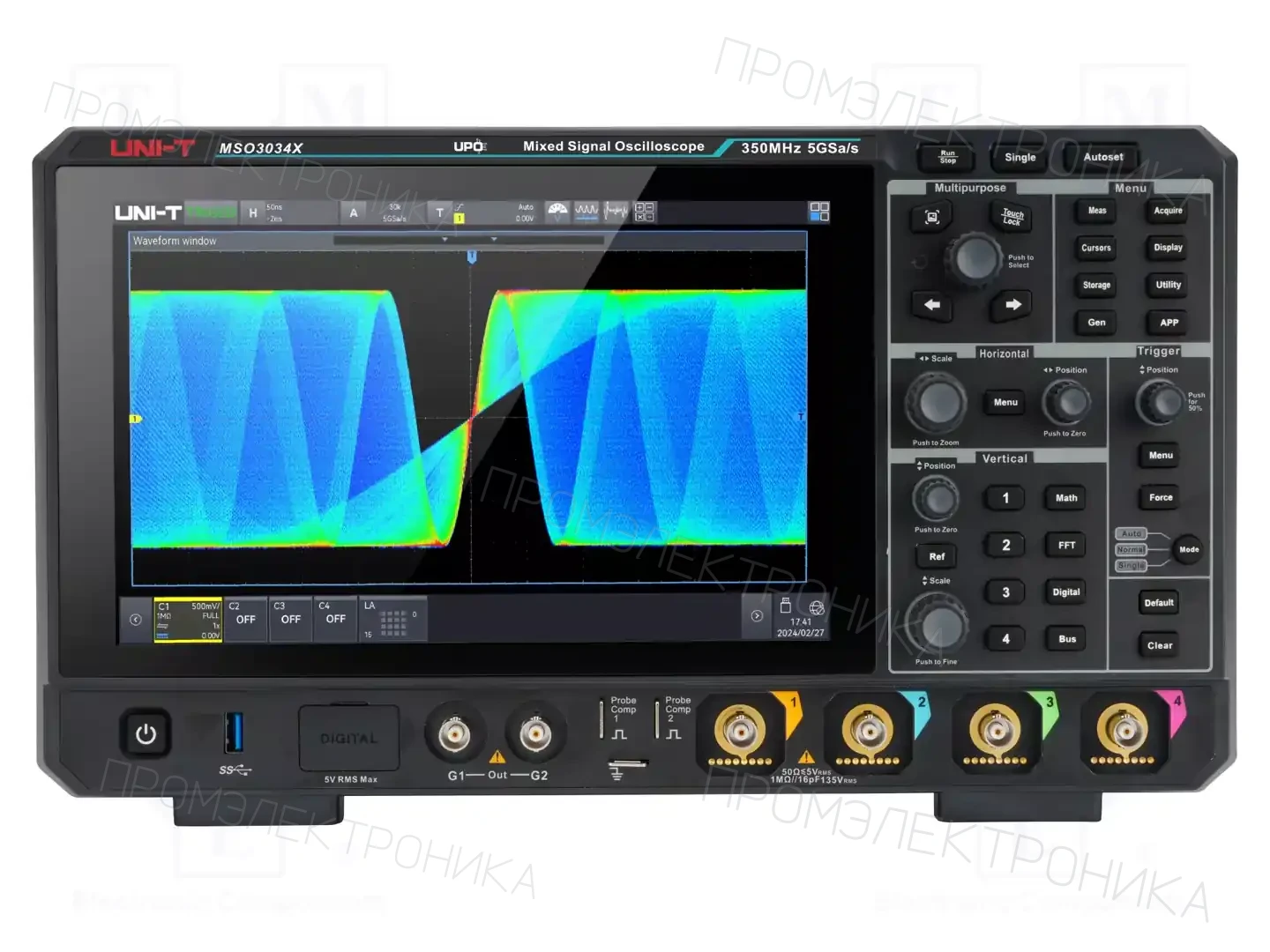 UNI-T MSO3034X — Осциллоскопы цифровые