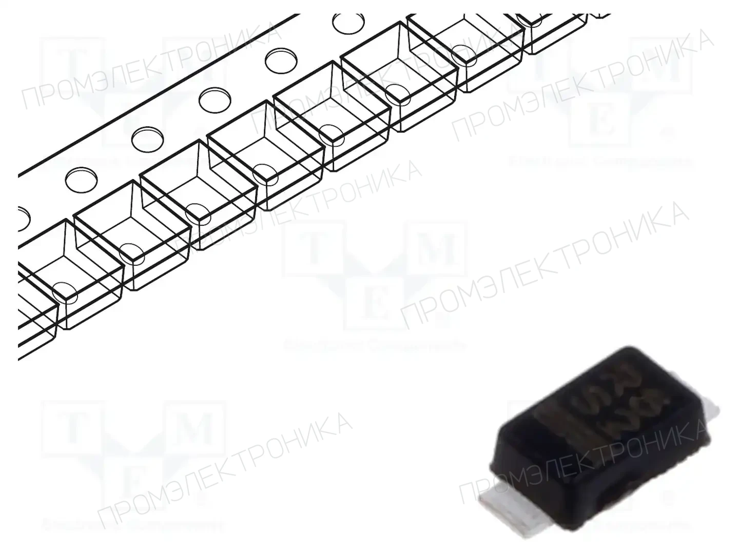 VISHAY SL02-GS08 — Диоды Шотки SMD