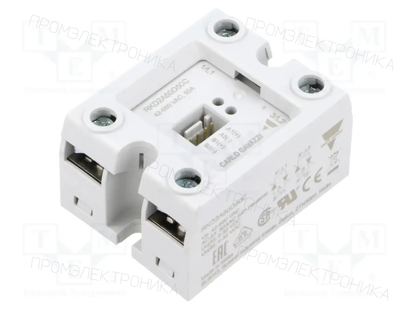 CARLO GAVAZZI RKD2A60D50C — Реле SSR трехфазные