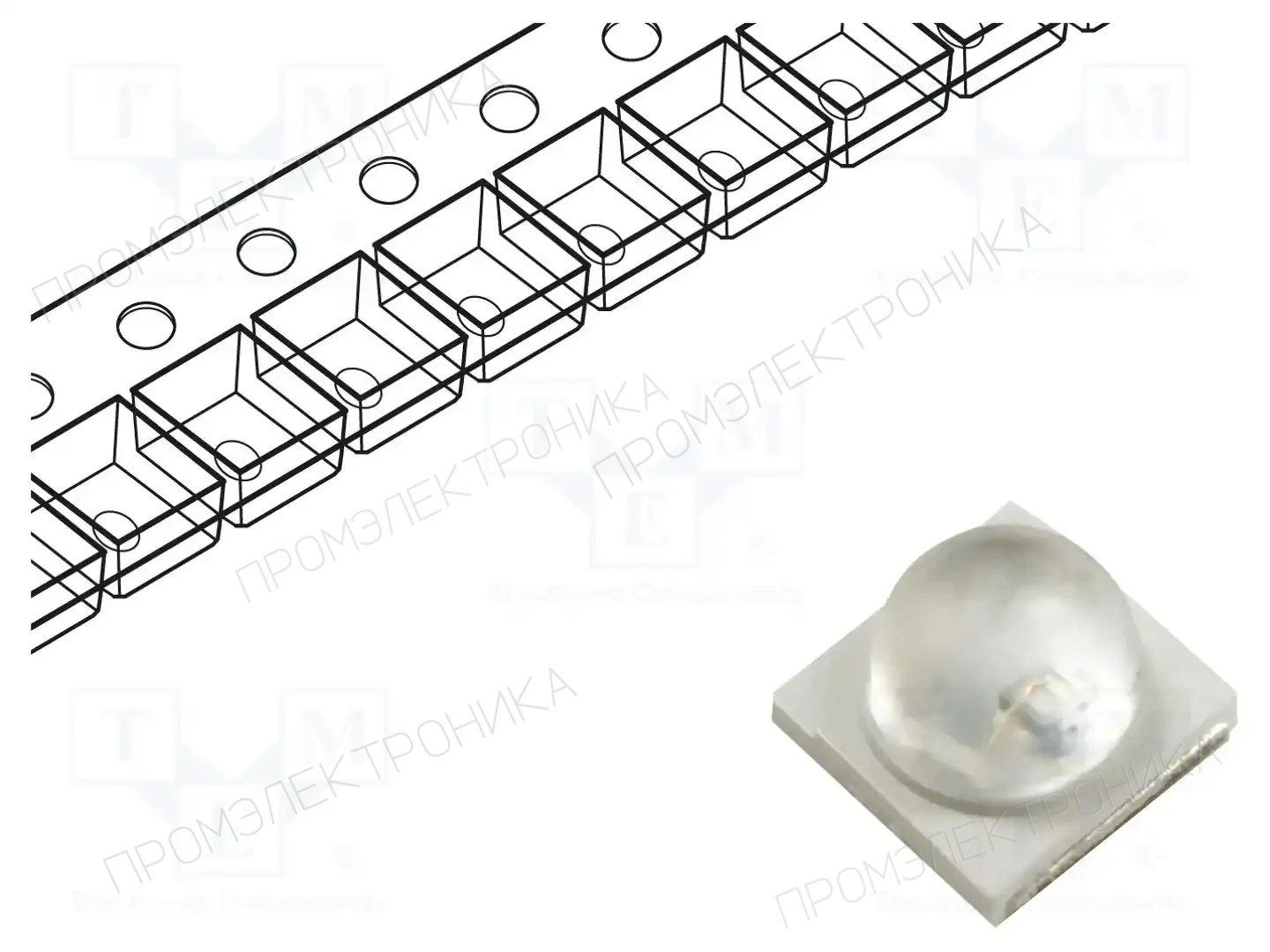 ProLight Opto PB2H-4MDE-HWFC — Диоды LED - "plants growth"