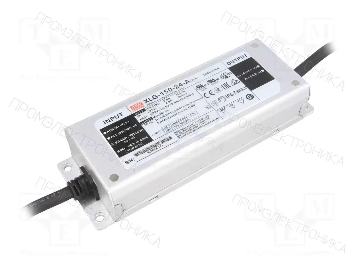 MEAN WELL XLG-150-24-A — Блоки питания для LED