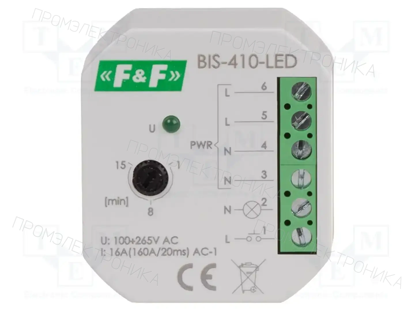 F&F BIS-410-LED-24V — Монтажные реле