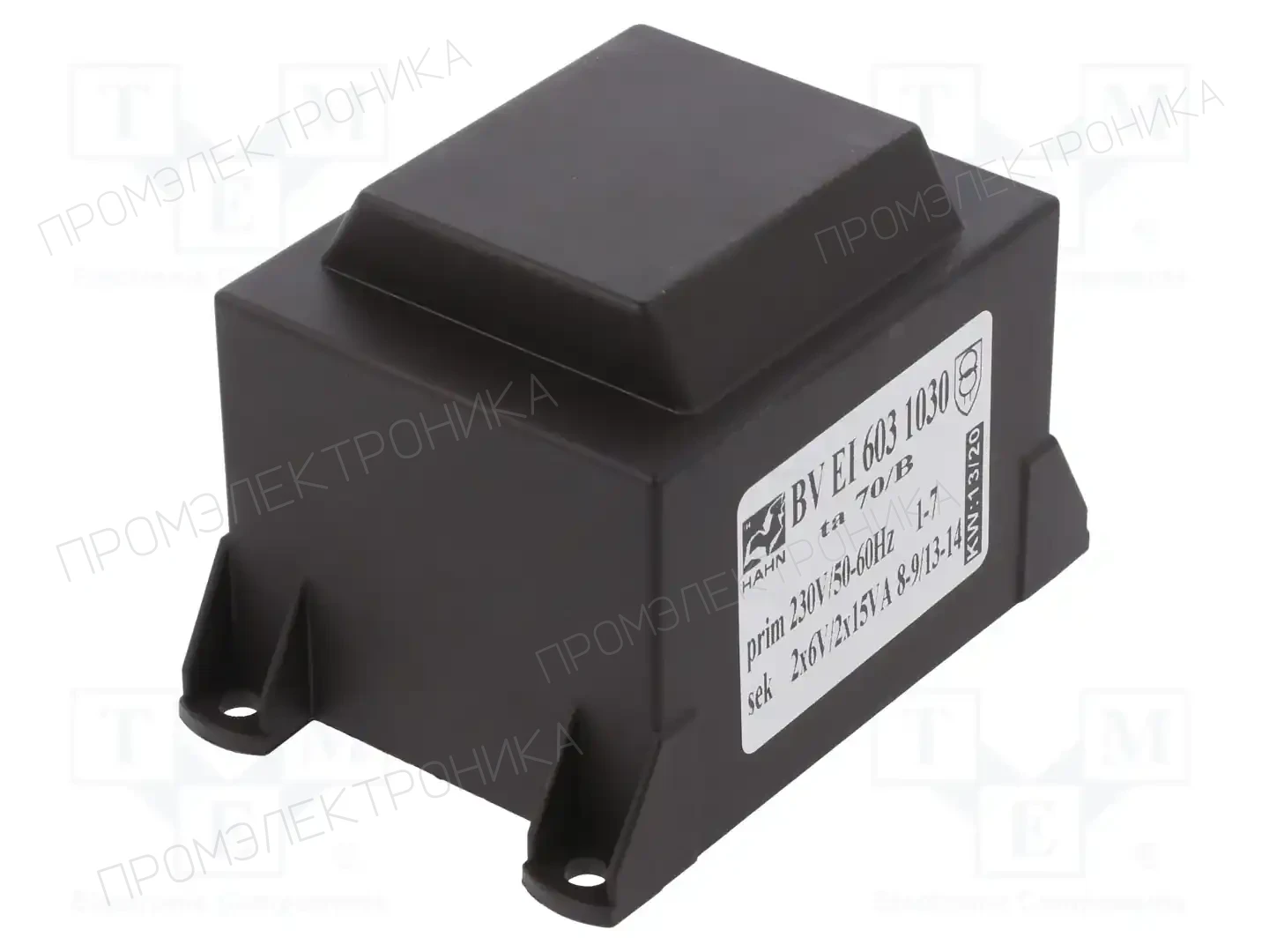 HAHN BV EI 603 1030 — Трансформаторы PCB