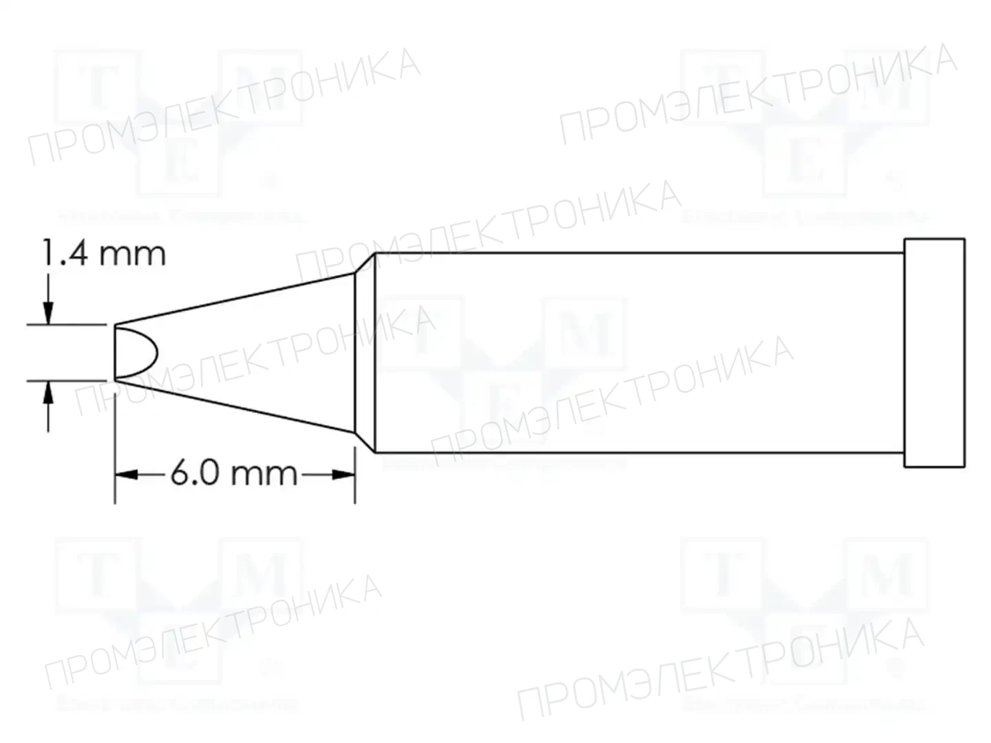 METCAL GT4-CH0014P — Жала паяльников