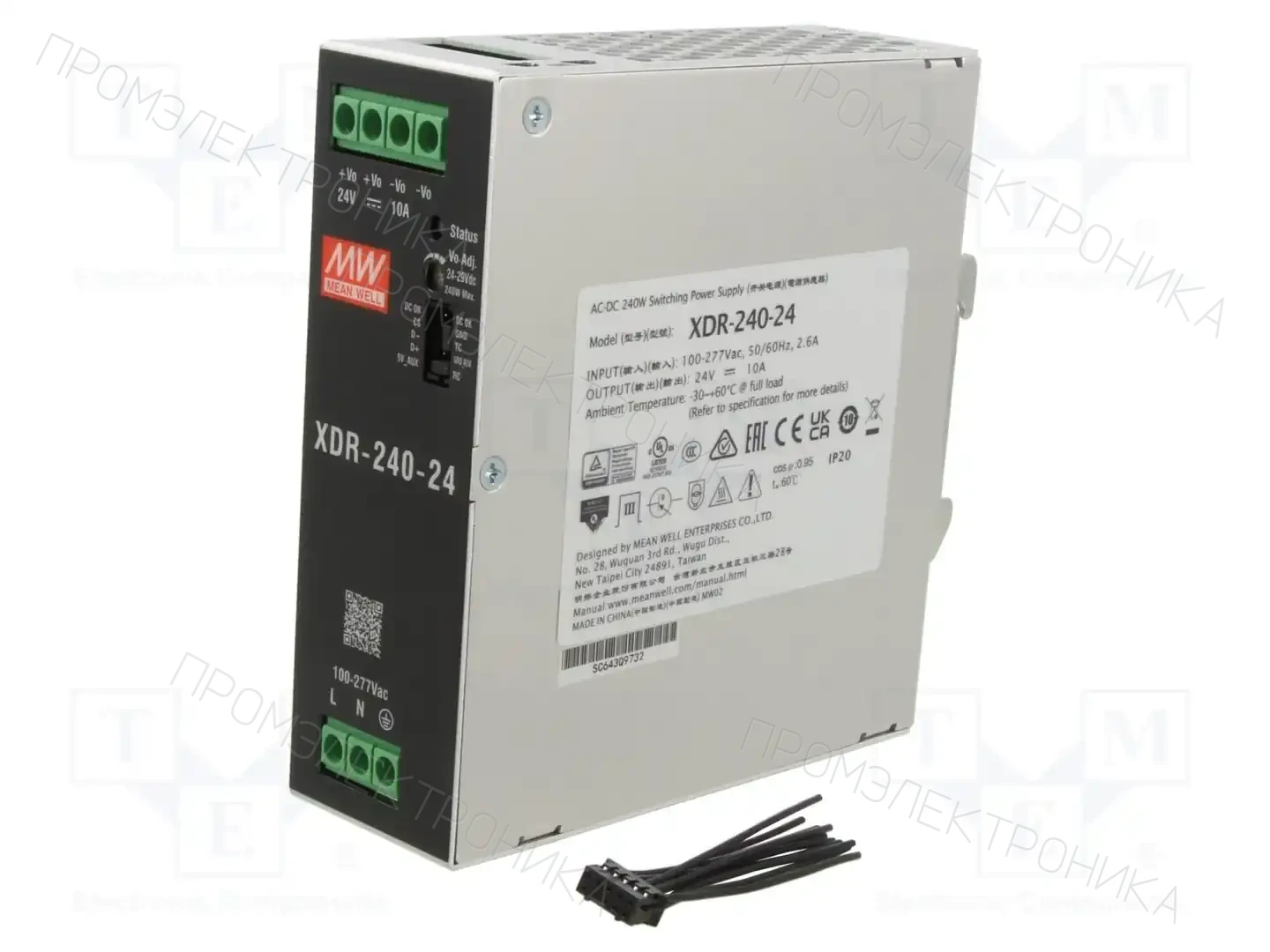 MEAN WELL XDR-240-24 — Блоки питания на DIN-рейку