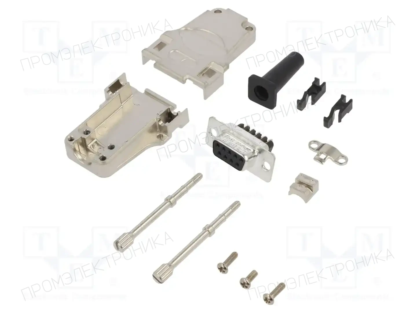 AMPHENOL COMMUNICATIONS SOLUTIONS L17DTZF09-LJS-RG+L77DE09SST — Комплектные штекеры D-Sub