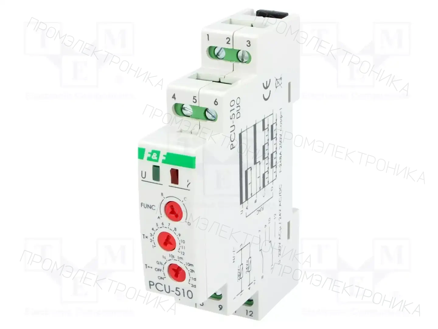 F&F PCU-510DUO — Временные аналоговые реле