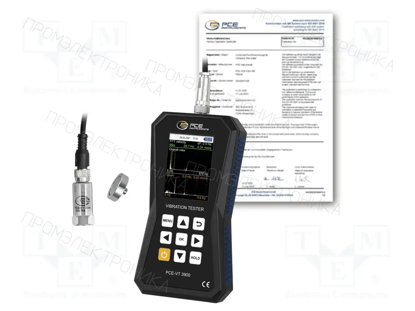 PCE INSTRUMENTS PCE-VT 3900-ICA — Виброметры