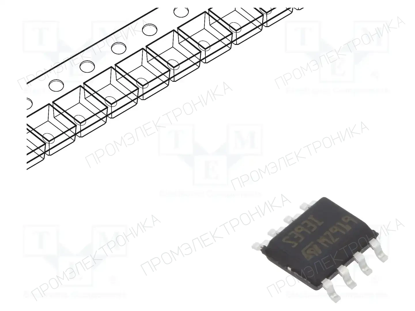 STMicroelectronics TS393IDT — Компараторы SMD