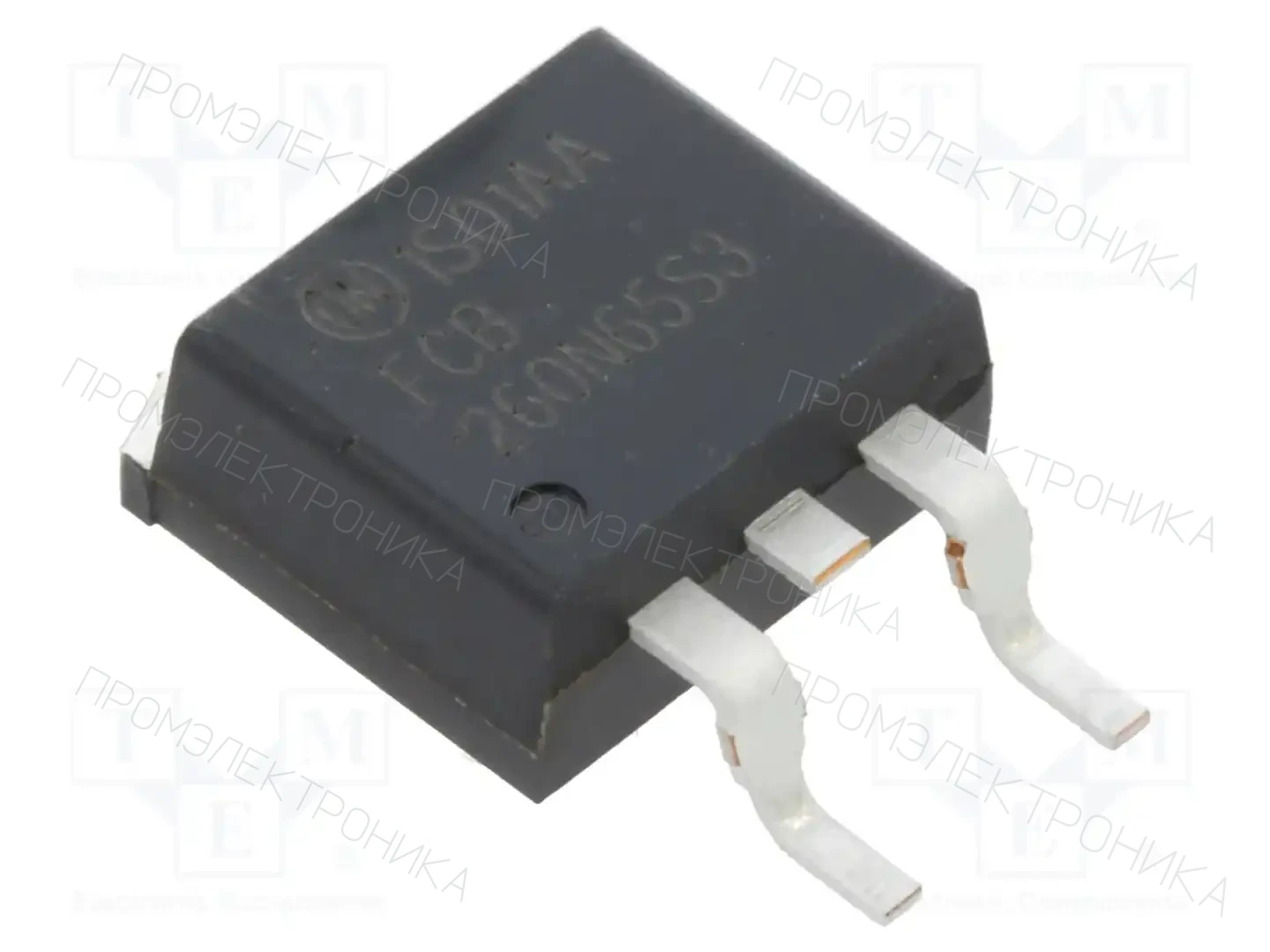 onsemi FCB260N65S3 — Транзисторы с каналом N SMD