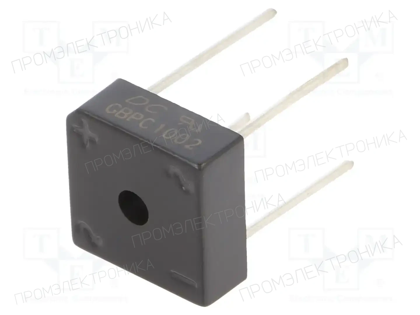 DC COMPONENTS GBPC1002 — Однофазные мосты диодные квадратные