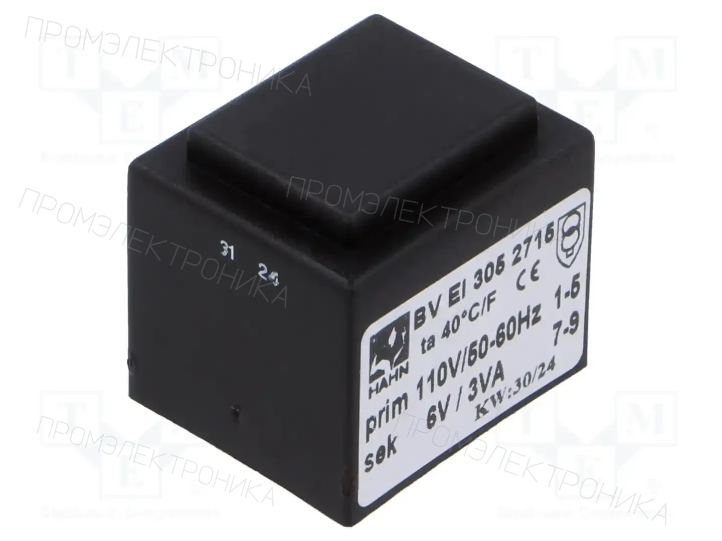 HAHN BV EI 305 2715 — Трансформаторы PCB