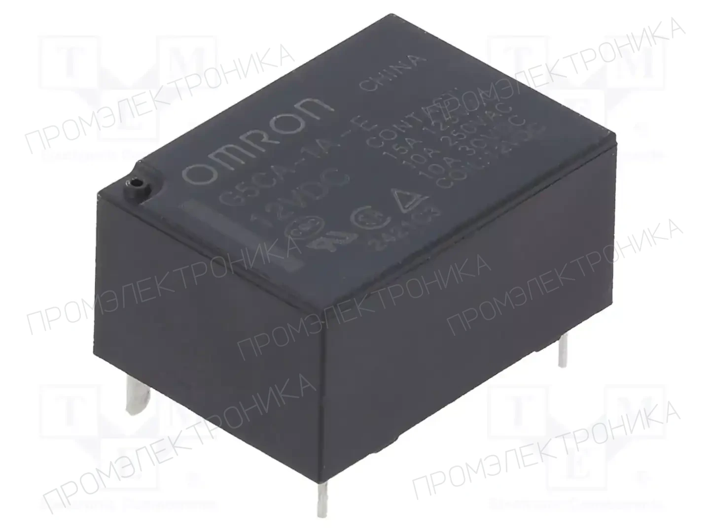 OMRON Electronic Components G5CA-1A-E 12VDC — Реле электромагн. миниатюрные
