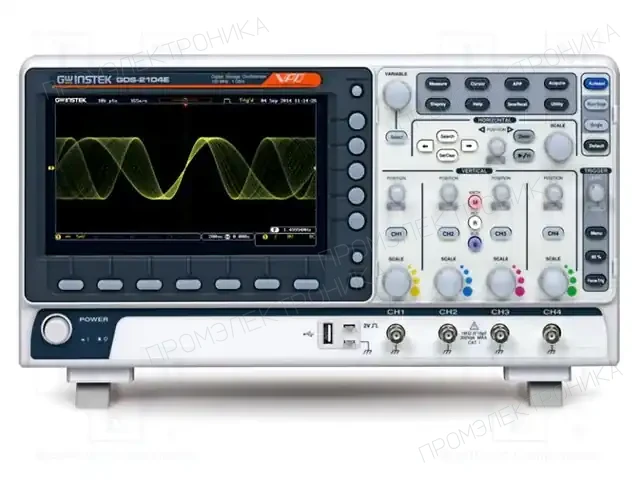 GW INSTEK GDS-2104E — Осциллоскопы цифровые