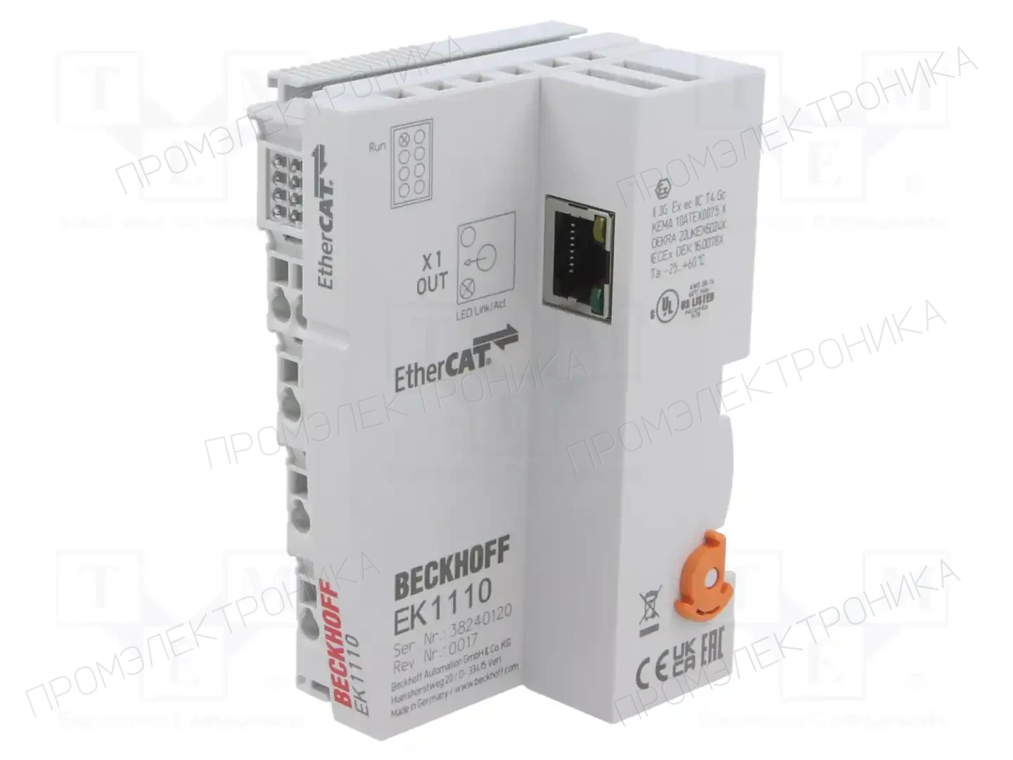 Beckhoff Automation EK1110 — Системы и модули ввода/вывода (I/O)