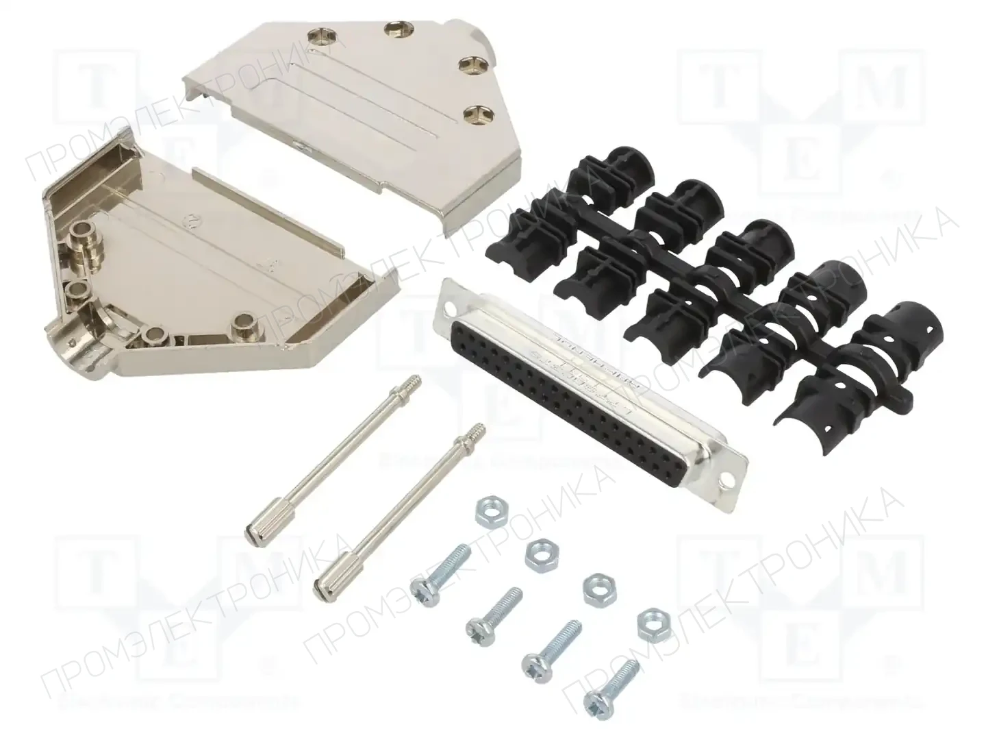 AMPHENOL COMMUNICATIONS SOLUTIONS L17DTPK-M-37+L77SDC37S — Комплектные штекеры D-Sub