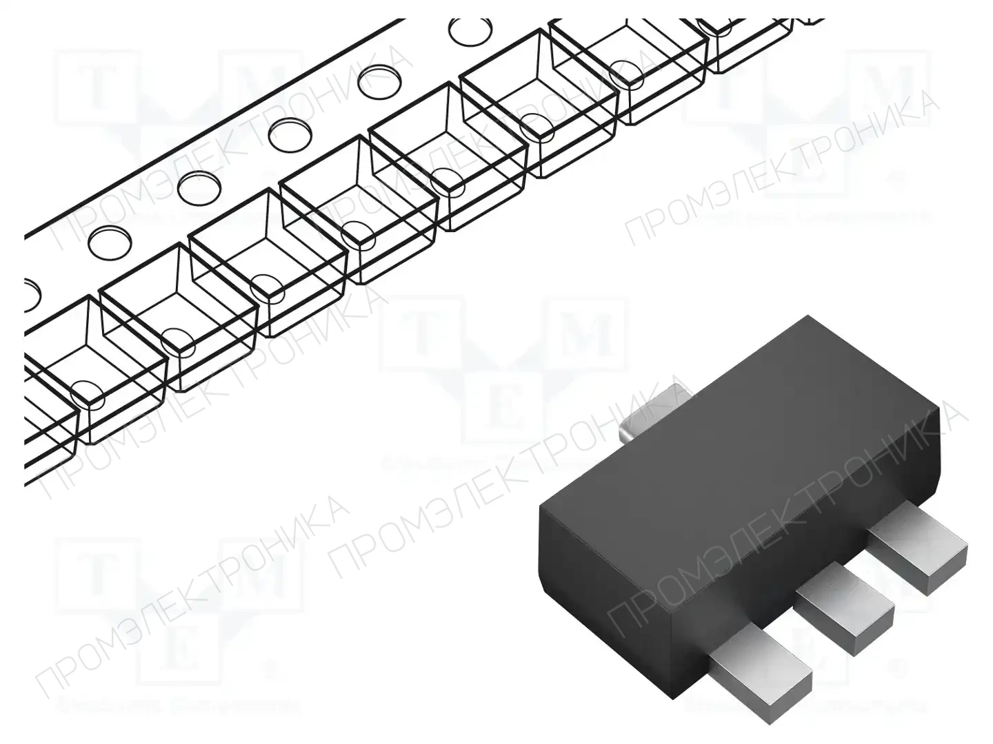 Microchip Technology MCP1702T-5002E/MB — Стабилизаторы напряжения нерегулир. LDO
