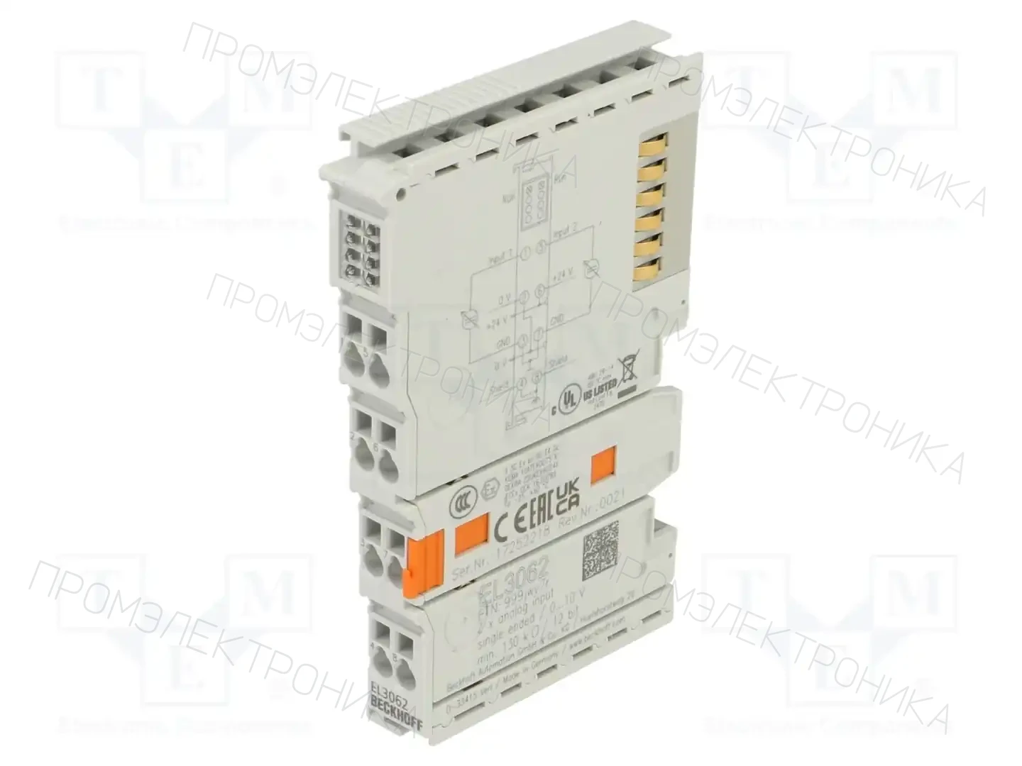 Beckhoff Automation EL3062 — Системы и модули ввода/вывода (I/O)