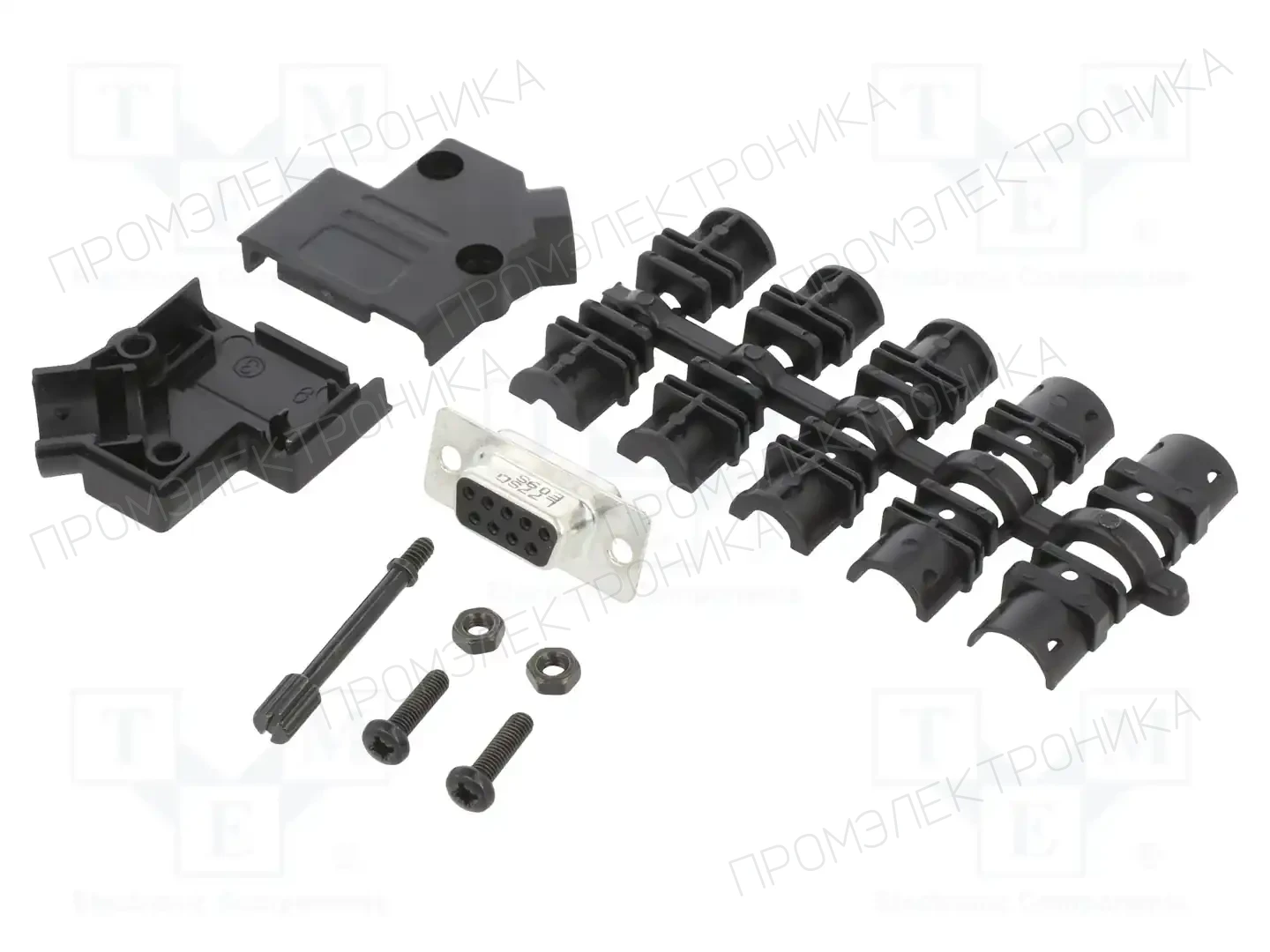 AMPHENOL COMMUNICATIONS SOLUTIONS L17D45PK-P-09+L77SDE09S — Комплектные штекеры D-Sub