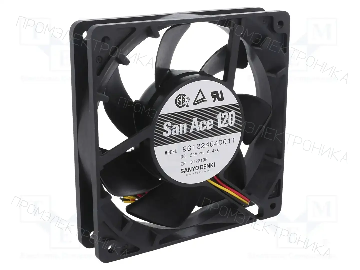 SANYO DENKI 9G1224G4D011 — Вентиляторы DC 24V