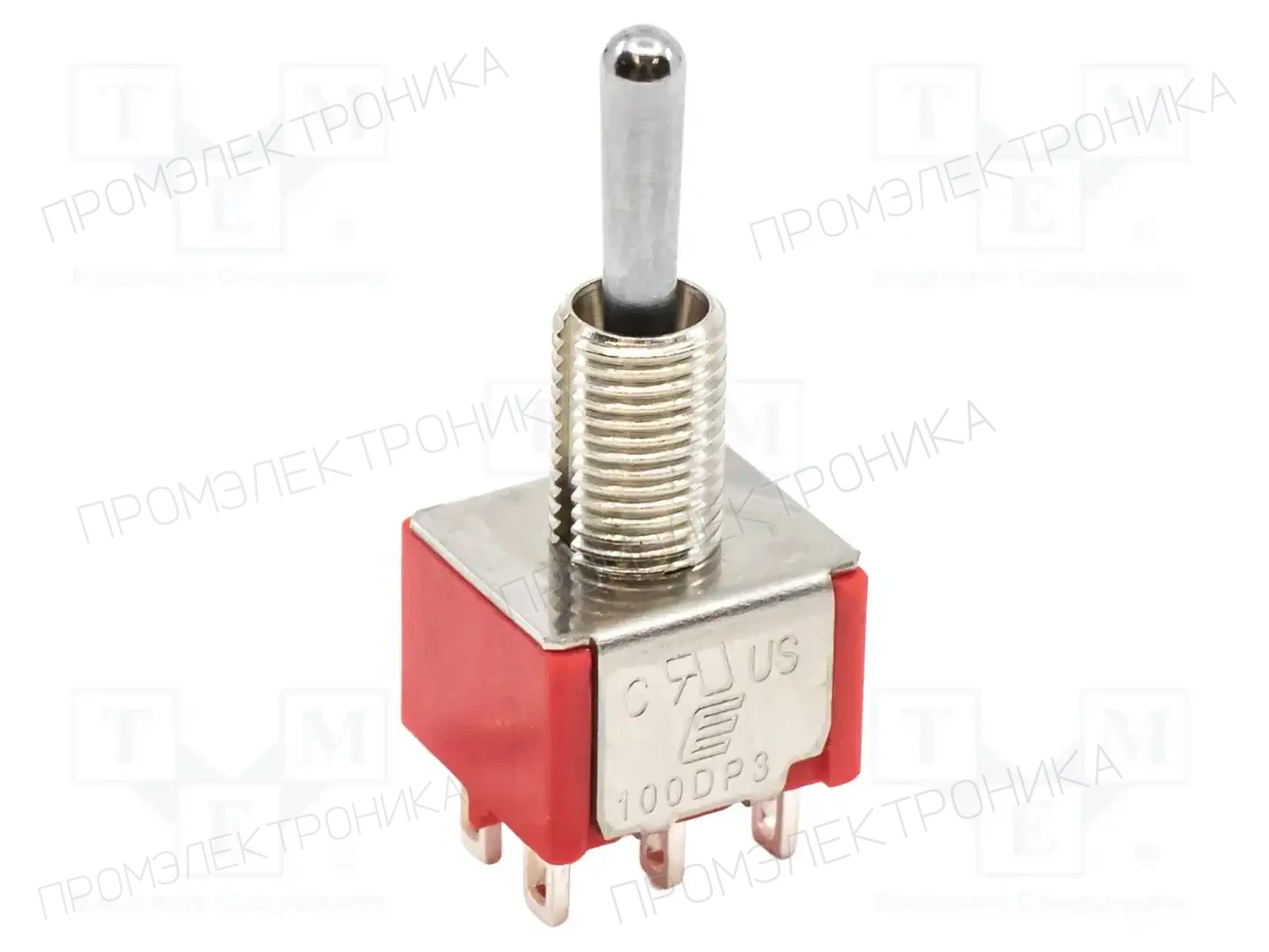 E-SWITCH 100DP3T1B1M1QE — Переключатели рычажные