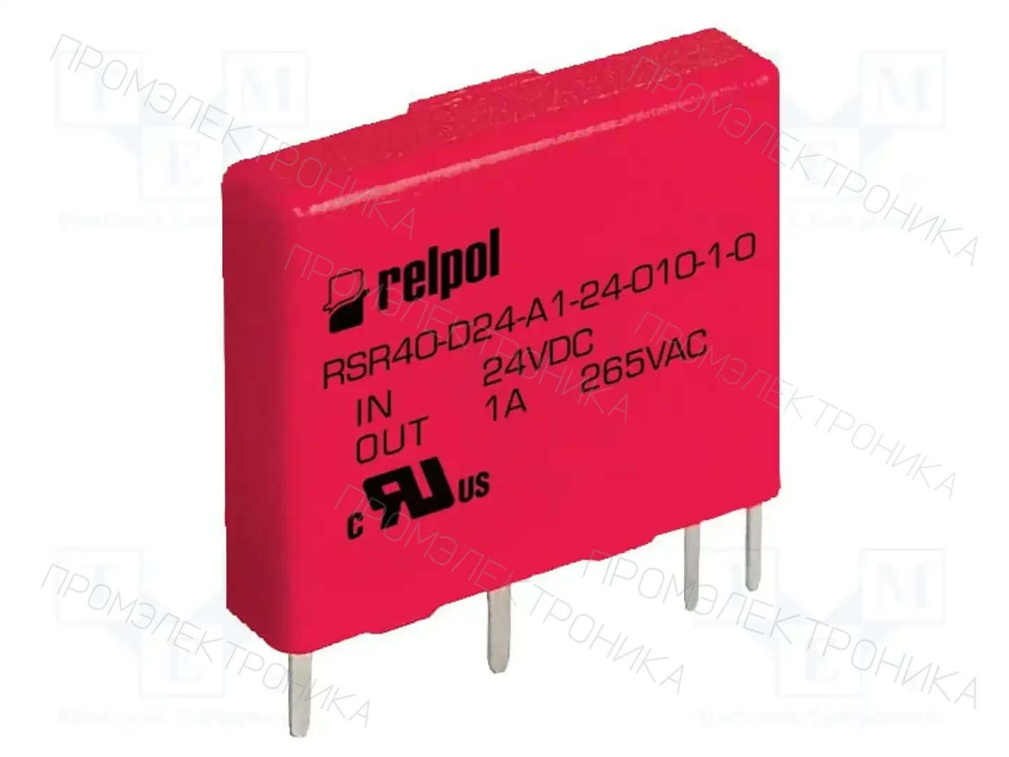 RELPOL RSR40-D05-D1-02-040-1-P — Реле SSR однофазные