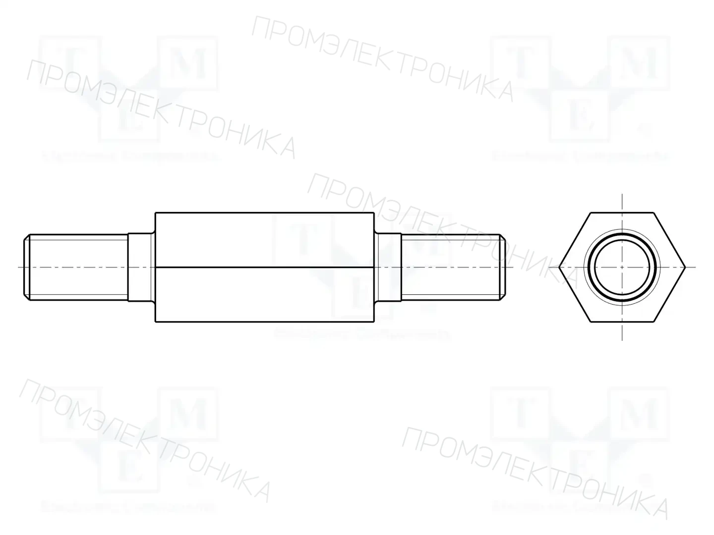 HARWIN R30-4000402 — Элементы дистанционные металлические