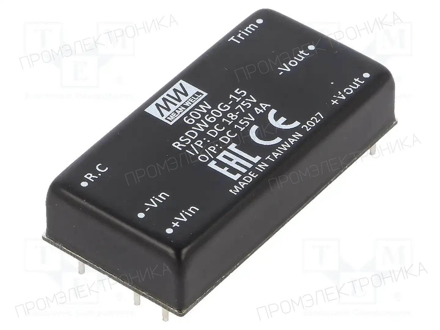 MEAN WELL RSDW60G-15 — Преобразователи DC/DC