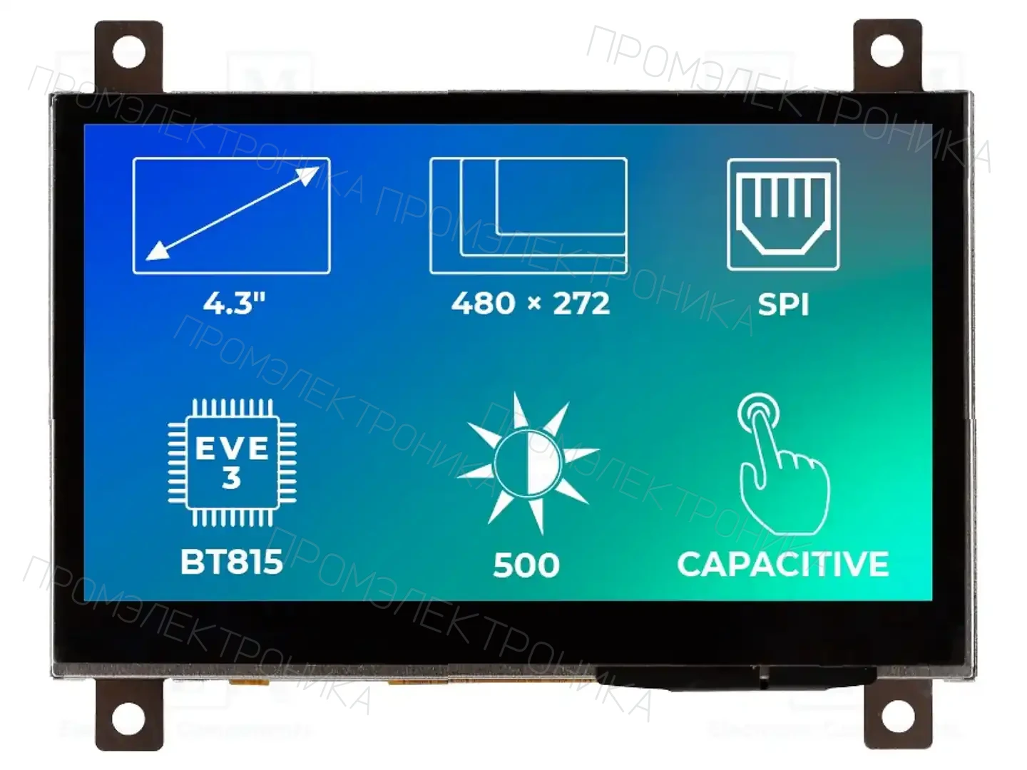 Riverdi SM-RVT43ALBFWC00 — Интеллигентные дисплеи