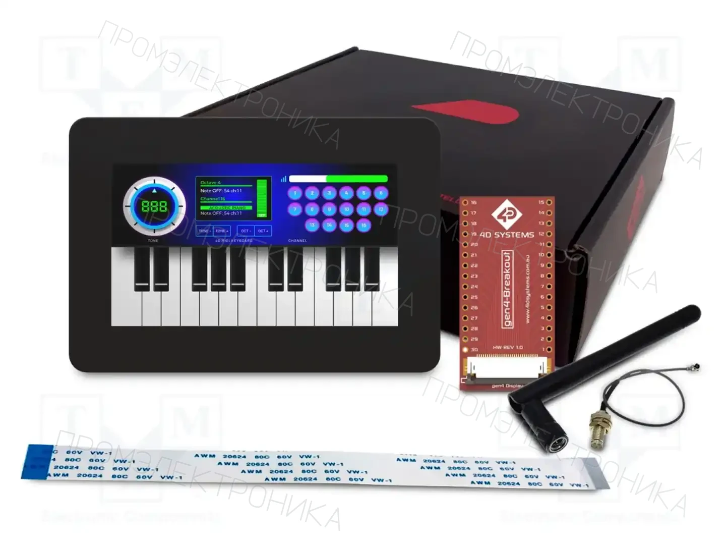 4D Systems GEN4-ESP32-43CT-CLB — Интеллигентные дисплеи