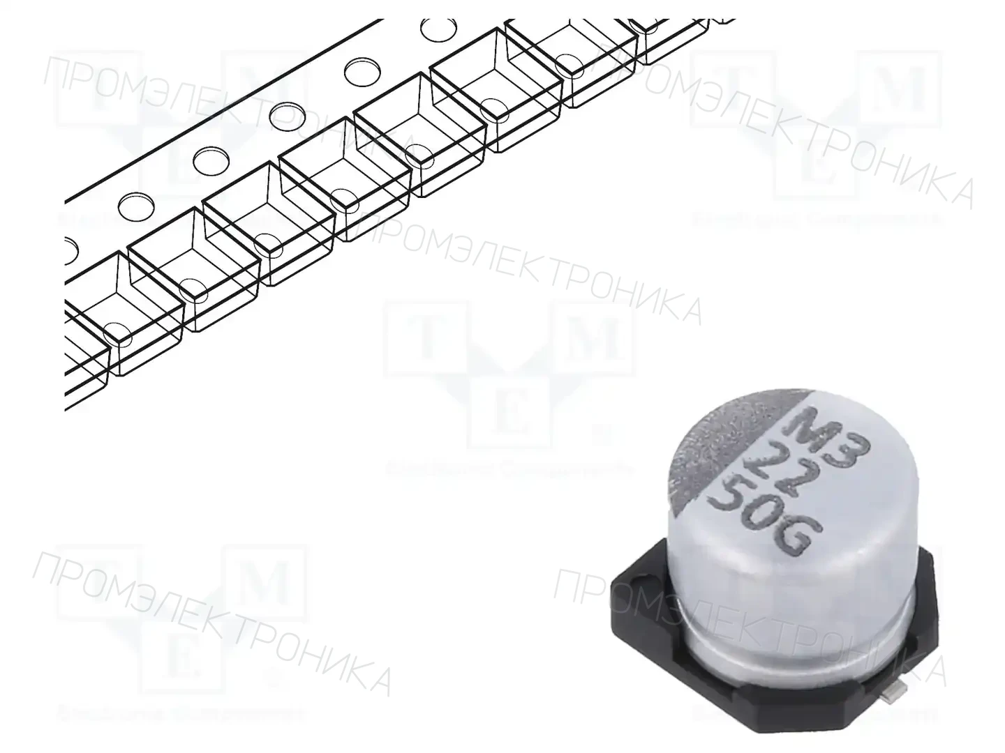 VISHAY GSC00AD2201HARL — Конденсаторы электролитические SMD