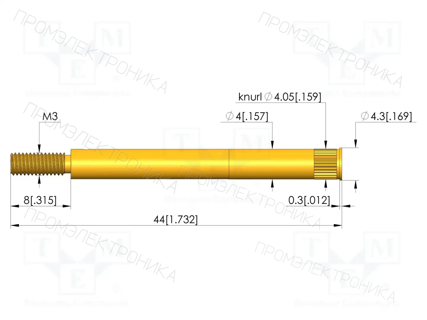 INGUN KS-150M3M3-R — Гнёзда для измерительных щупов