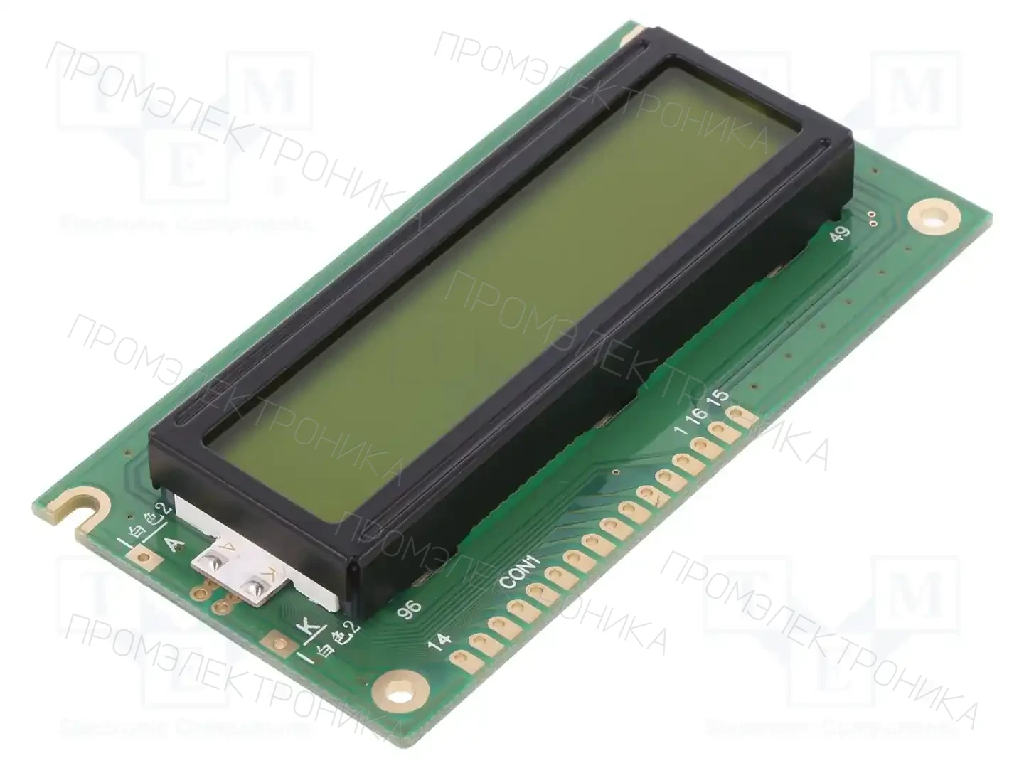POWERTIP NPC1602LRU-FWT-H — Дисплеи LCD буквенно-цифровые