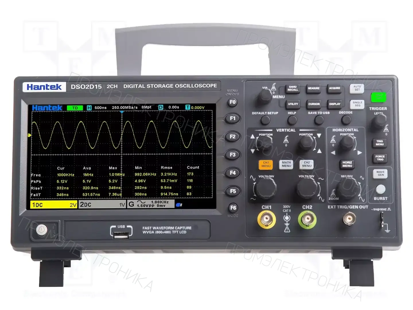 HANTEK DSO2D10 — Осциллоскопы цифровые