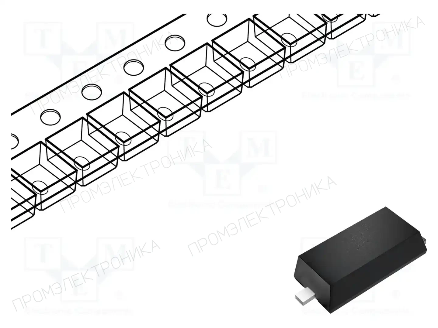 EATON ELECTRONICS STS521050B250 — Диоды TVS SMD двунаправленные